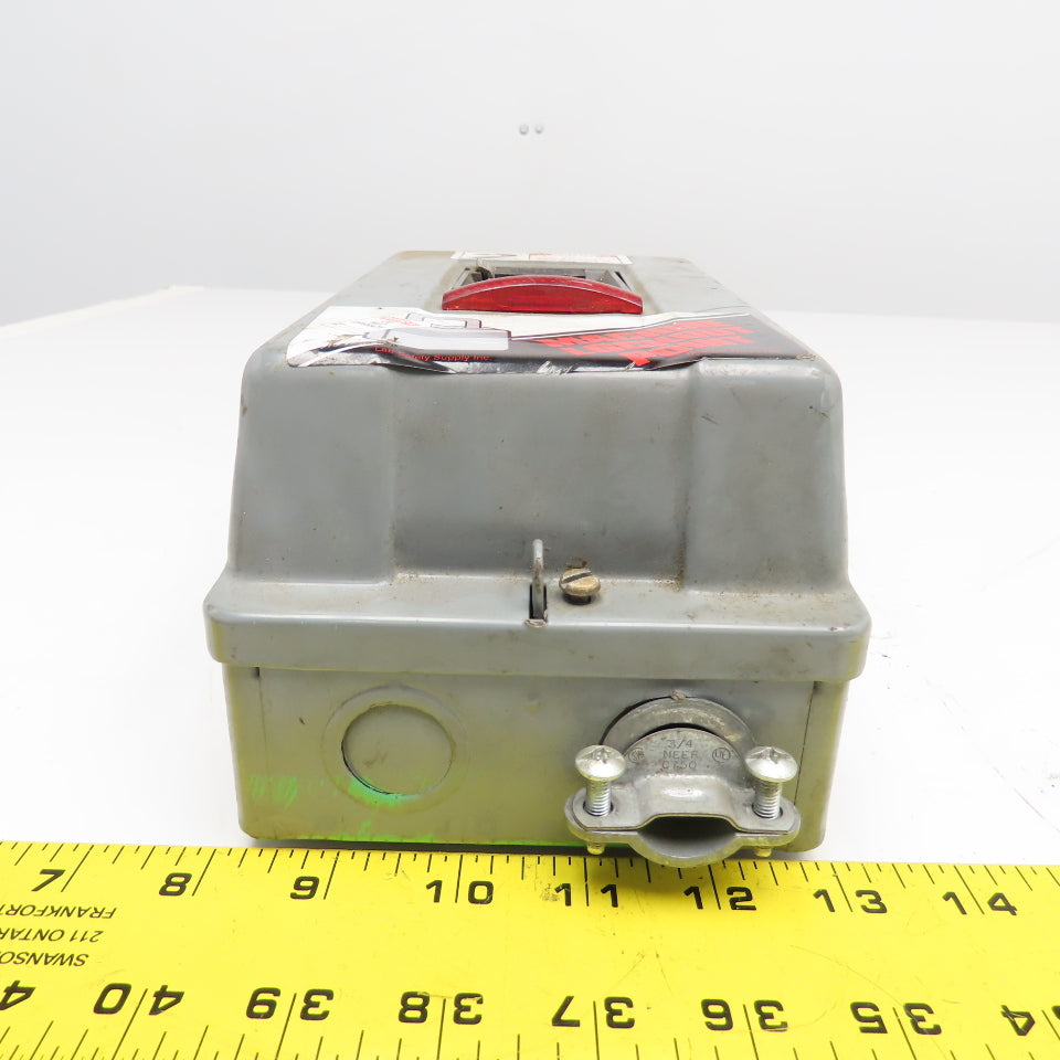 Allen Bradley 2510MBG2 600V 3Ph 5Hp Manual Motor Starter LOTO W/ Indicator