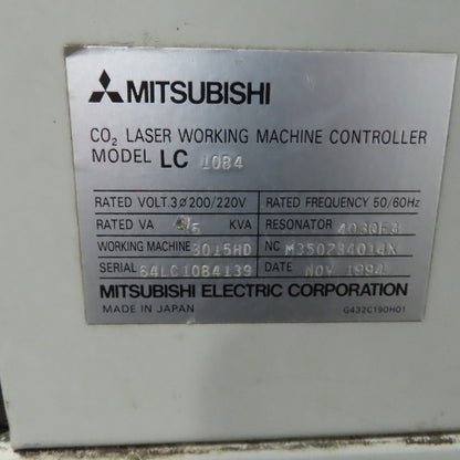 Mitsubishi LC10B4 CO2 LaserWorking Machine Controller Unit 5kVA From A ML3015HD