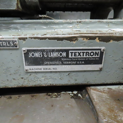 Jones & Lamson PFM-6 Automatic Precision Lathe 480V 3PH Needs Repair