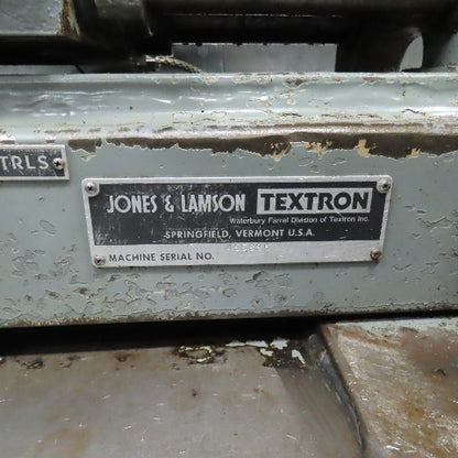 Jones & Lamson PFM-6 Automatic Precision Lathe 480V 3PH Needs Repair