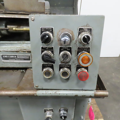 Jones & Lamson PFM-6 Automatic Precision Lathe 480V 3PH Needs Repair