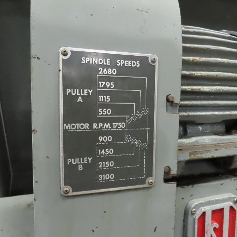 Jones & Lamson PFM-6 Automatic Precision Lathe 480V 3PH Needs Repair