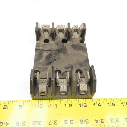 Buss H60030-3C 30A 600V 3 Pole Type H Fuse Holder lot of 3