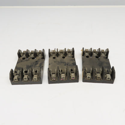 Buss H60030-3C 30A 600V 3 Pole Type H Fuse Holder lot of 3