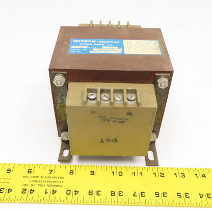 Micron Industries B750 MPU15 208-240/480HV 120LV .750kVa 50/60Hz Transformer
