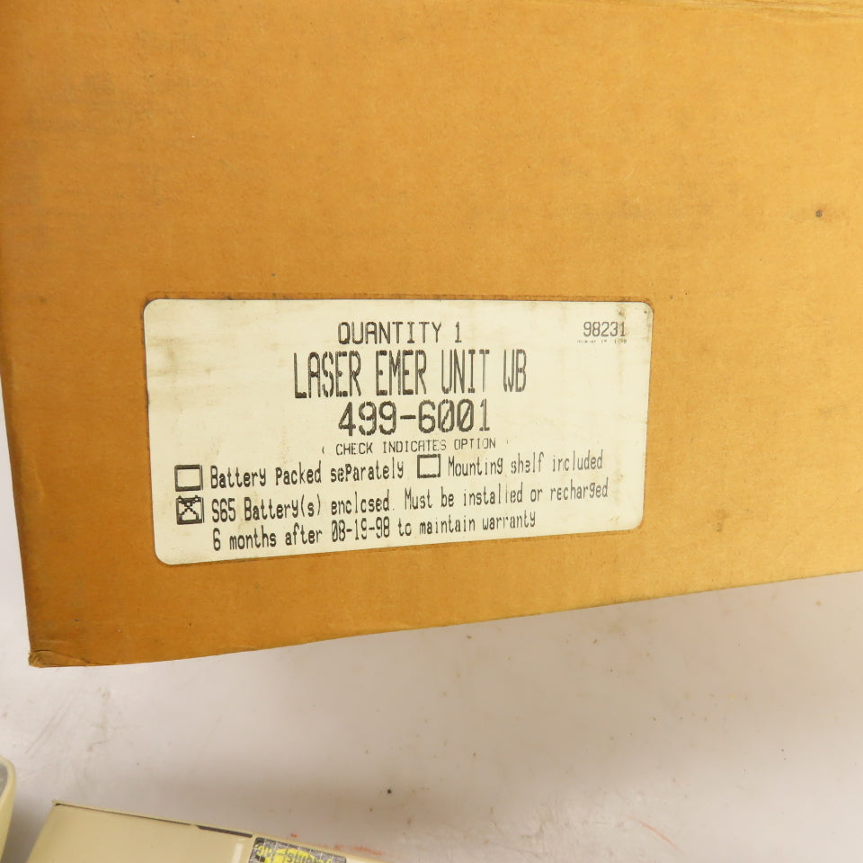 Emergency System 499-6001 Big Beam Laser Emergency Light W/Battery