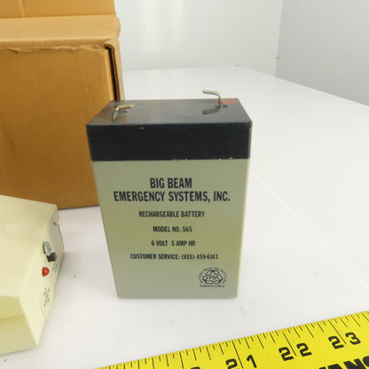 Emergency System 499-6001 Big Beam Laser Emergency Light W/Battery