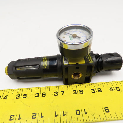 ASCO 34225212 Joucomatic 1/4" NPT Compressed Air Filter Regulator 7-120PSI