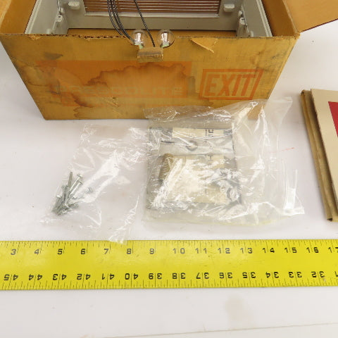 Big Beam U1-RMA-6 Remote Exit Sign Light W/Mount & Arrow 120VAC Or 6/12VDC