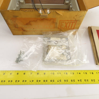 Big Beam U1-RMA-6 Remote Exit Sign Light W/Mount & Arrow 120VAC Or 6/12VDC