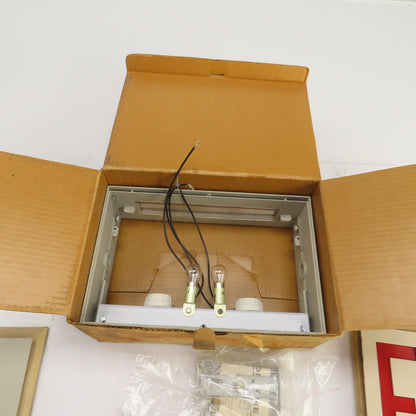 Big Beam U1-RMA-6 Remote Exit Sign Light W/Mount & Arrow 120VAC Or 6/12VDC
