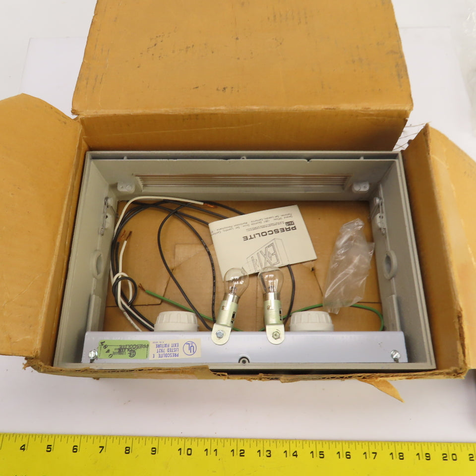 Big Beam U2-RMA-6 Remote Exit Sign Light W/Mount & Arrow 120VAC Or 6/12VDC