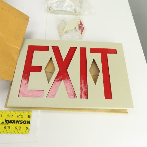 Big Beam U2-RMA-6 Remote Exit Sign Light W/Mount & Arrow 120VAC Or 6/12VDC