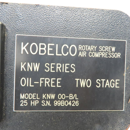 Kobelco KNW 00-B/L UniOp MD02R-04 25Hp Air Compressor Operator HMI Panel