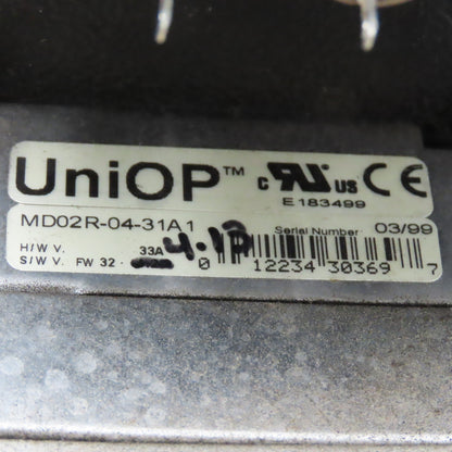 Kobelco KNW 00-B/L UniOp MD02R-04 25Hp Air Compressor Operator HMI Panel