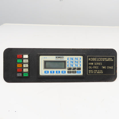 Kobelco KNW 00-B/L UniOp MD02R-04 25Hp Air Compressor Operator HMI Panel