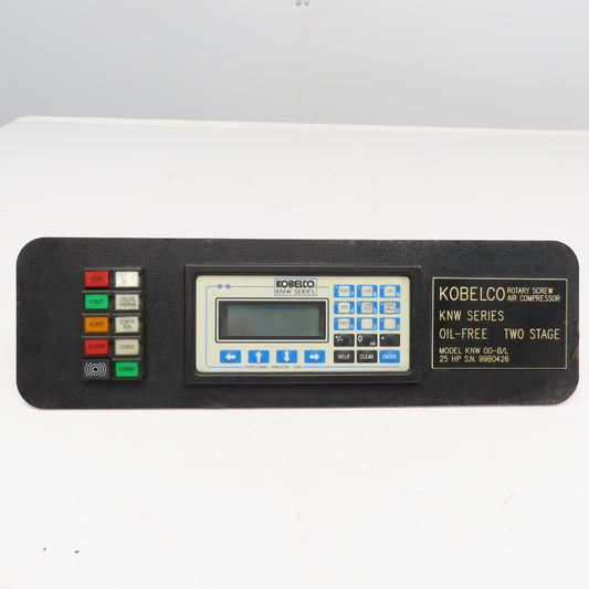 Kobelco KNW 00-B/L UniOp MD02R-04 25Hp Air Compressor Operator HMI Panel