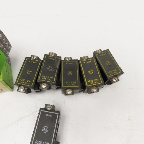 Allen Bradley 87A81 87A288 (7) Contactor Coils 480V (1) 600V 50/60Hz Lot Of 8