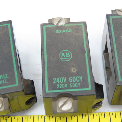 Allen Bradley 87A86 240V 50/60Hz Contactor Coil Lot Of 6