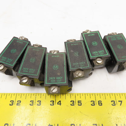 Allen Bradley 87A86 240V 50/60Hz Contactor Coil Lot Of 6