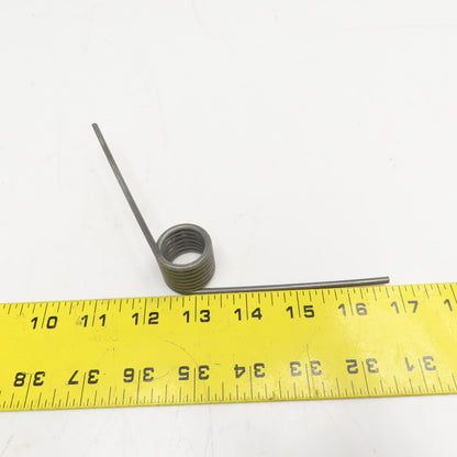 Torsion Spring 50° Deflection 1/8" Wire 7 Coil 4" Leg Length Lot Of 2