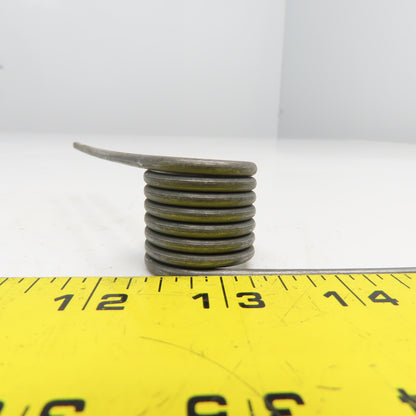 Torsion Spring 50° Deflection 1/8" Wire 7 Coil 4" Leg Length Lot Of 2