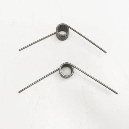 Torsion Spring 50° Deflection 1/8" Wire 7 Coil 4" Leg Length Lot Of 2
