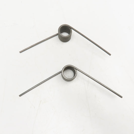 Torsion Spring 50° Deflection 1/8" Wire 7 Coil 4" Leg Length Lot Of 2