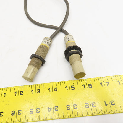 Omron E2K-X8ME1 Inductive Proximity Sensor 12-24VDC Lot of 2