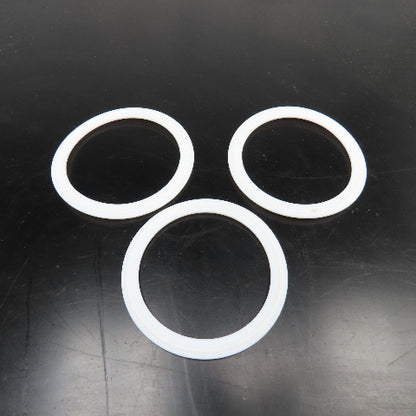 3" Tri-Clamp Style Sanitary Flange Gasket Teflon/PTFE Lot Of 3