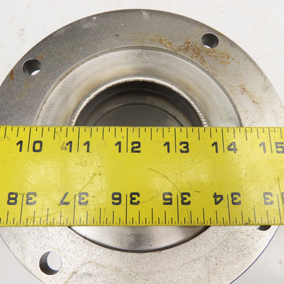 3" Sanitary C-Face Stainless Steel Adaptor Flange For Use With Raised Face