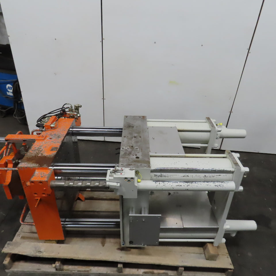 Krauss Maffei KM 150-390-55C2 4-Post Injection Molding Platen Assembly 150 Ton