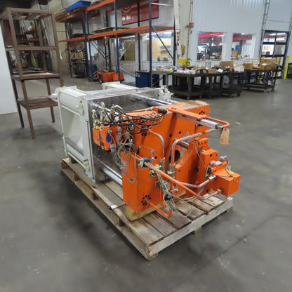 Krauss Maffei KM 150-390-55C2 4-Post Injection Molding Platen Assembly 150 Ton