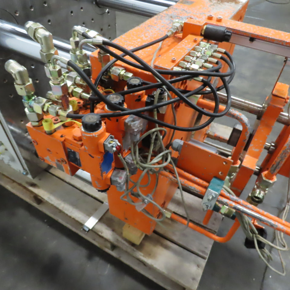 Krauss Maffei KM 150-390-55C2 4-Post Injection Molding Platen Assembly 150 Ton