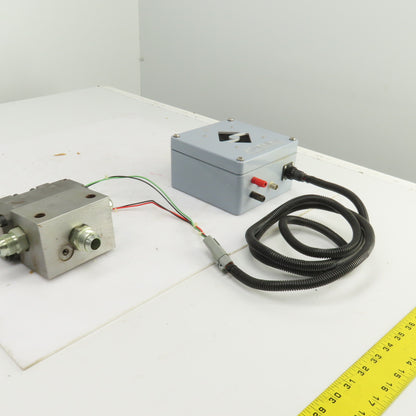 Sturman High Flow 300 GPM Hydraulic Directional Valve 2-Way 3000PSI W/Controller