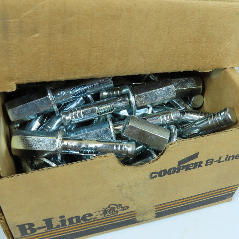 Cooper ASA-37-187RH37 B-Line 1/2"x 2-1/4" Sleeve Anchor 3/8" Rod Hanger Lot/47