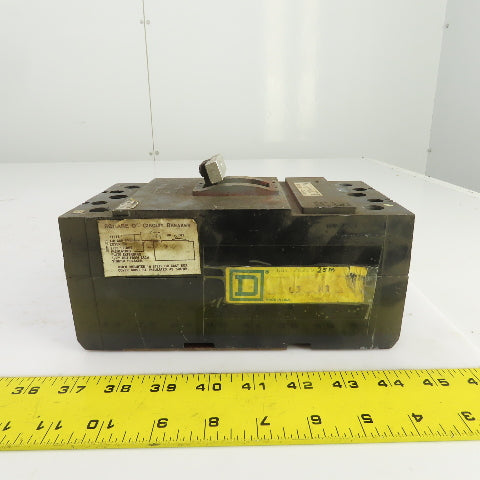 Square D 225A KA Frame Molded Case Circuit Breaker 600V AC 2-Pole