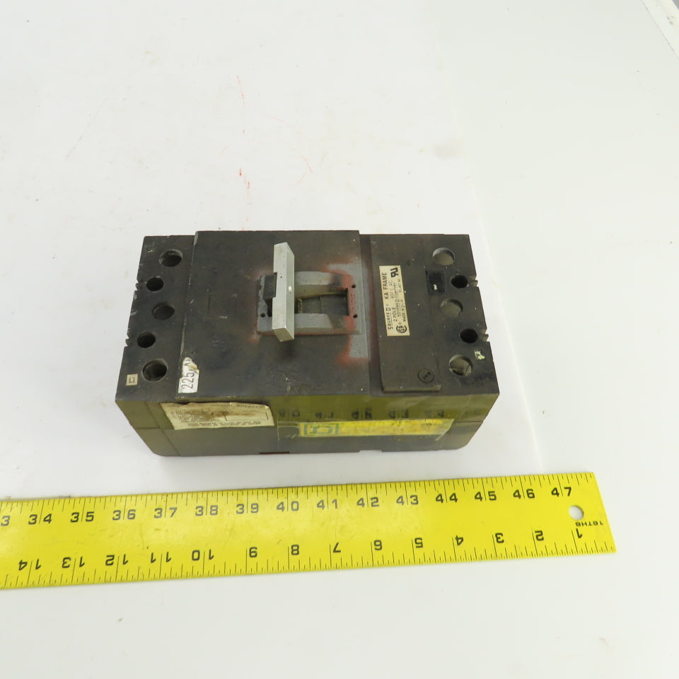 Square D 225A KA Frame Molded Case Circuit Breaker 600V AC 2-Pole