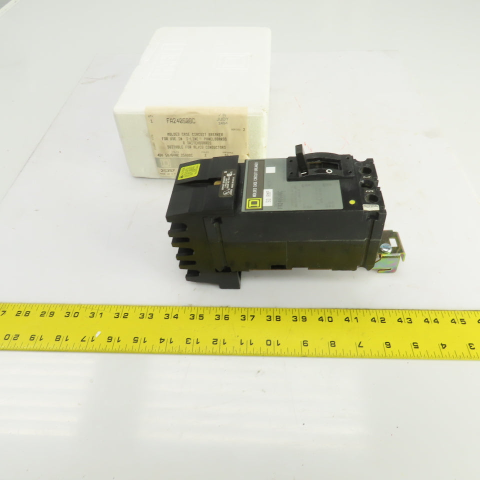 Square D FA24050BC 50A Molded Case Circuit Breaker 480V 2-Pole For I-Line Panel