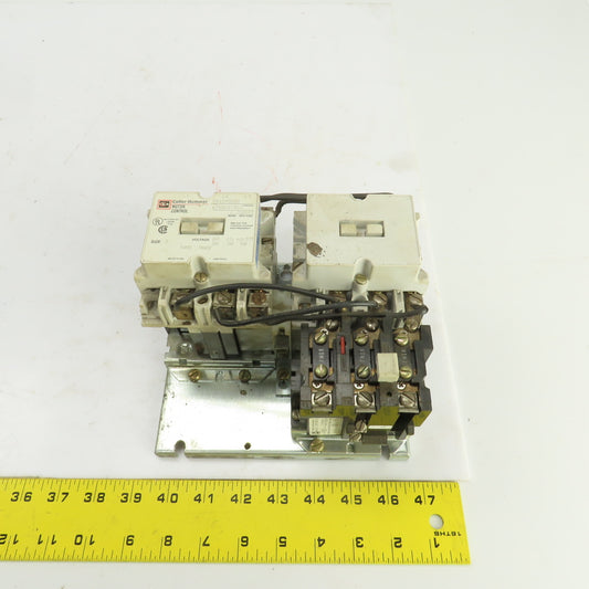 Cutler-Hammer A210M0CAC Size 0 Reversing Contactor 600V 3-5HP W/Overload Relay