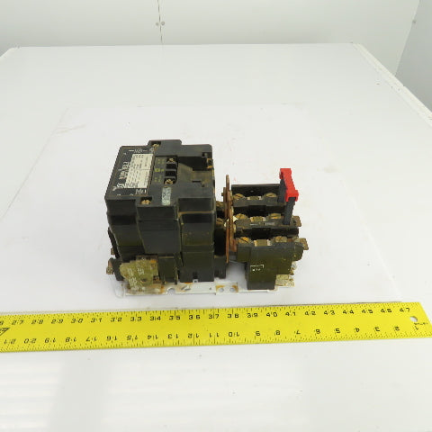 Square D Class 8536 SE0-1 Size 3 Motor Starter 600V AC 25-50HP 480V Coil