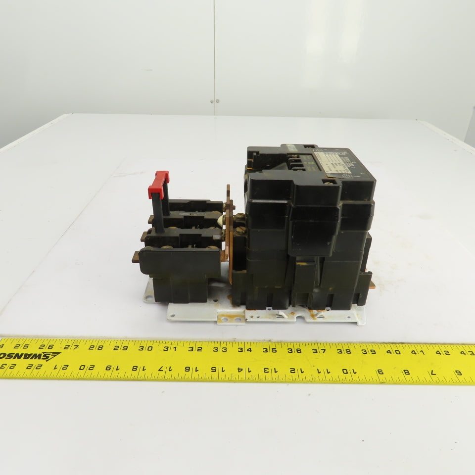 Square D Class 8536 SE0-1 Size 3 Motor Starter 600V AC 25-50HP 480V Coil