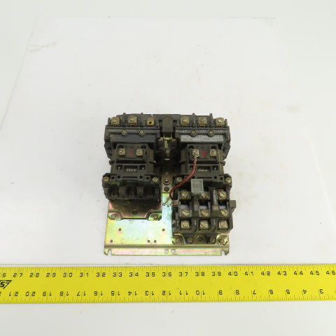 Allen Bradley 505-AOD Ser C Size 0 18A Reversing Starter 600V 1 To 5HP 120V Coil