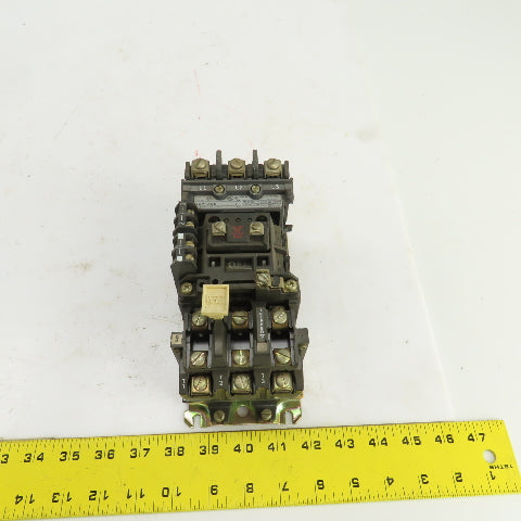 Allen Bradley 509-AOD Ser B Size 0 18A Motor Starter 600V 1 To 5HP 120V Coil