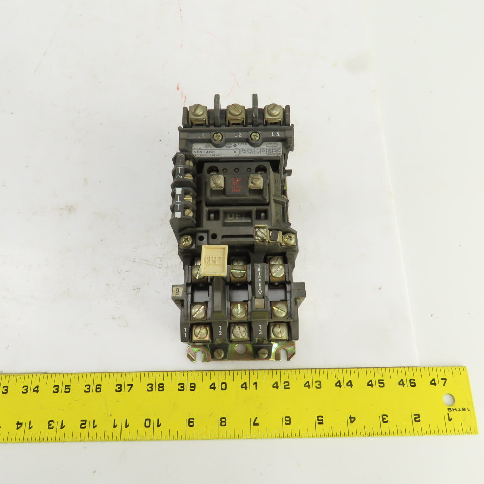 Allen Bradley 509-AOD Ser B Size 0 18A Motor Starter 600V 1 To 5HP 120V Coil