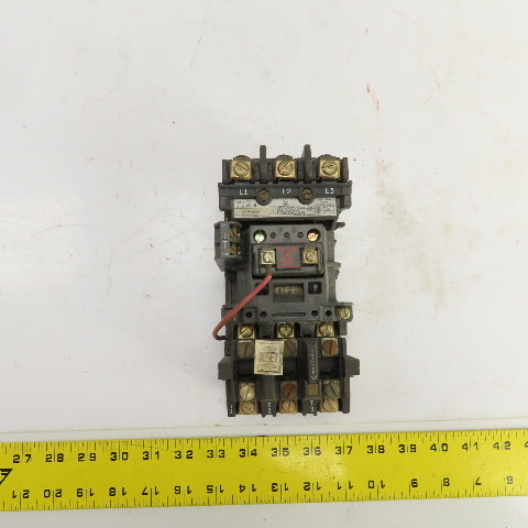 Allen Bradley 509-AOD Ser A Size 0 18A Motor Starter 600V 1 To 5HP 120V Coil