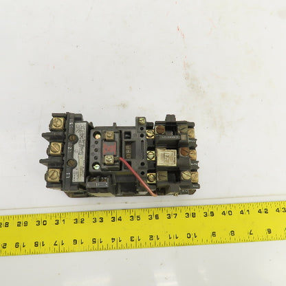 Allen Bradley 509-AOD Ser A Size 0 18A Motor Starter 600V 1 To 5HP 120V Coil