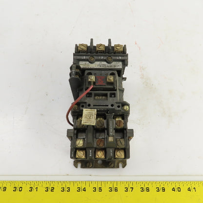 Allen Bradley 509-AOD Ser A Size 0 18A Motor Starter 600V 1 To 5HP 120V Coil