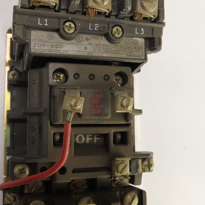 Allen Bradley 509-BOD Ser B Size 1 Motor Starter 600V 10HP 120V Coil W/Overload