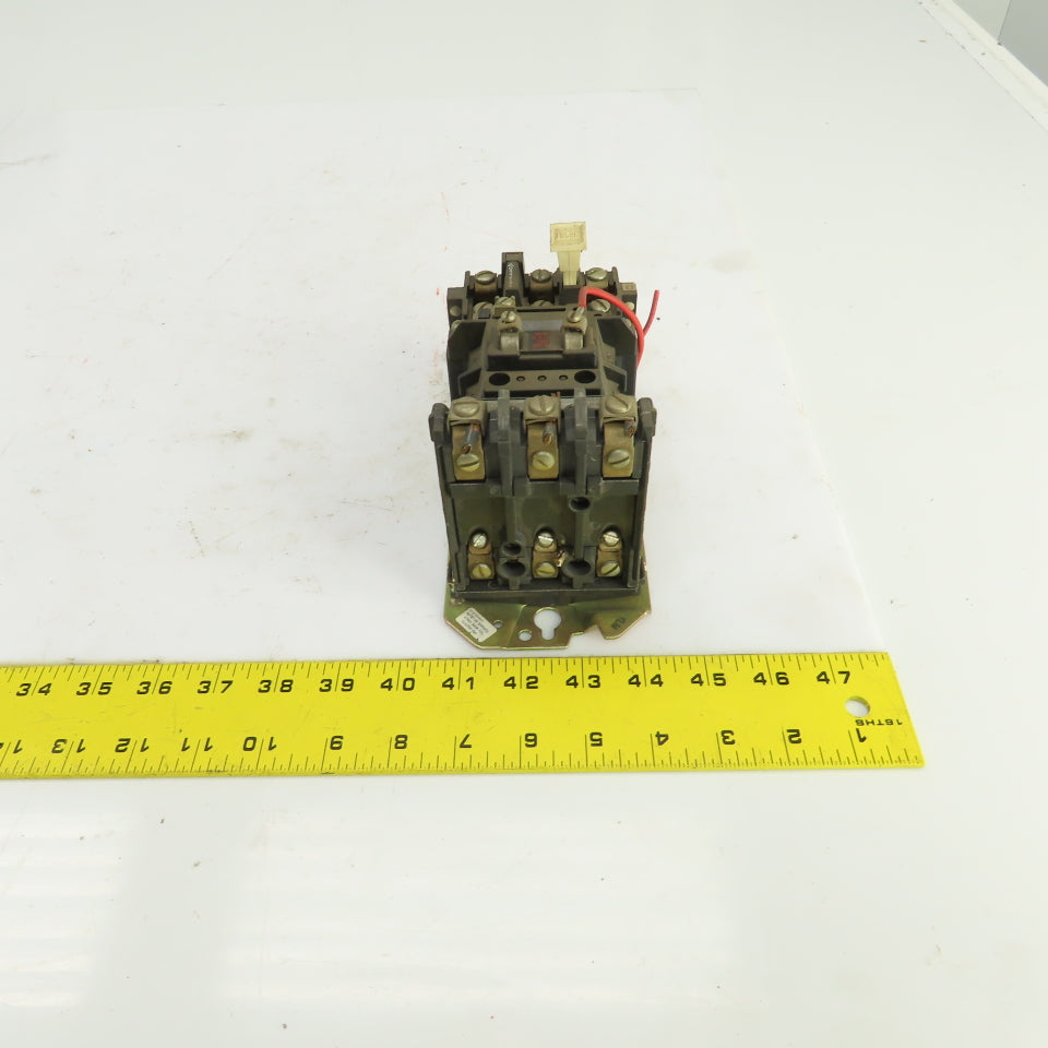 Allen Bradley 509-BOD Ser B Size 1 Motor Starter 600V 10HP 120V Coil W/Overload
